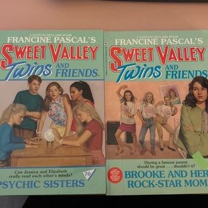 Vintage sweet valley twins and friends books set of 2